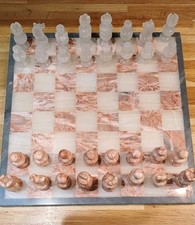 Marble & Onyx Chess Set