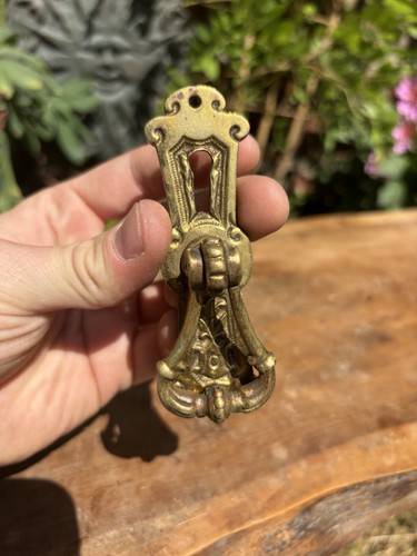 Antique brass door knocker - brass,
