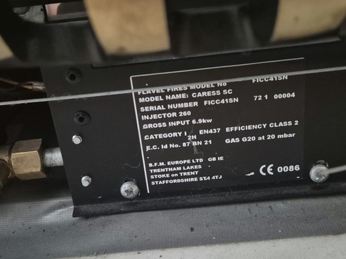 Flavel gas fire model - flavel,