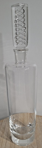 Rare studio art glass decanter - studio,