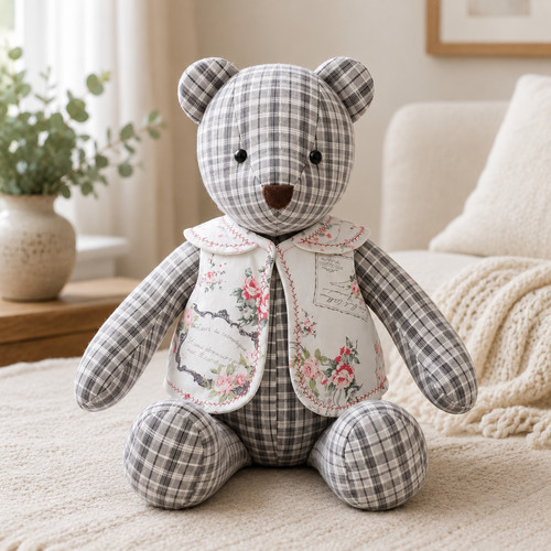 Handmade memory bear keepsake - memory,