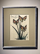 Original Lithograph Bernard Buffet Redfern Gallery Exhibition L'Atelier Mourlot