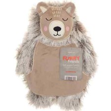 Novelty Snuggly Hot Water Bottle - Choice of 3 Furry Friends Cover Designs