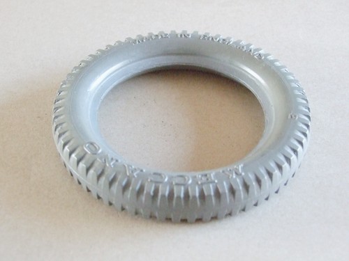 Meccano grey rubber tyre for - meccano,