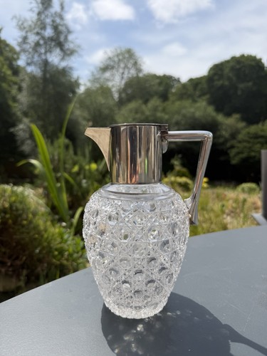 Victorian cut glass silver - glass,
