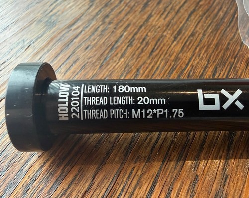 Brand rear thru axle 180mm - thru,