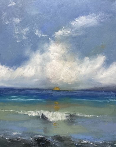 Original oil painting - painting, seascape