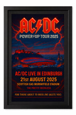 Ac/dc edinburgh tour poster