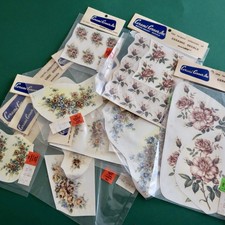 Vtg Ceramic Decals Mixed Media