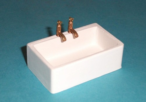 12th scale white belfast - 12th, sink