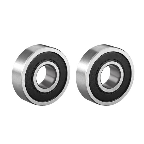 2pcs 6000 2rs ball bearings - 2pcs,