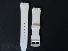 WATCH STRAP, NEW WHITE,  SWATCH TYPE.