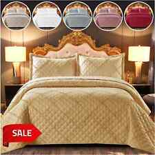 3 Piece Quilted Bedspread Bed