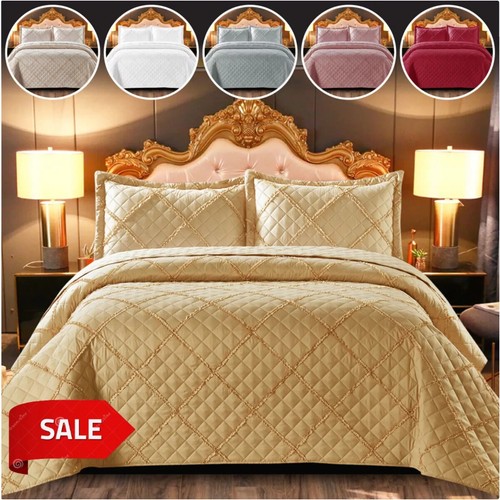 Piece quilted bedspread - piece, bed