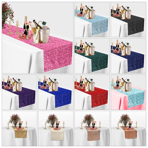 Glitter sequin table runner - table,