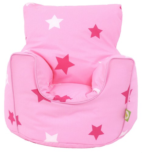 Cotton pink stars bean - pink,