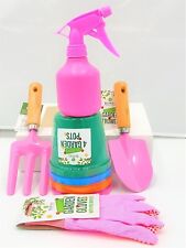 Kids Gardening Tools 5 Piece Set Trowell Shove I 4pk Pot I Spray Bottle | Gloves