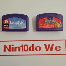Leapfrog LEAP START Games x 2 =Disney Lion king Pre Reading