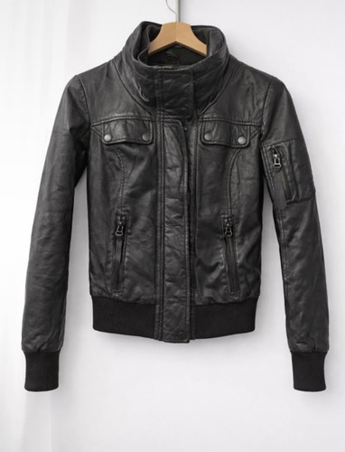 Zara women leather - , jacket