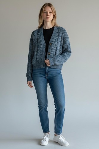 Ladies zara cardigan jumper - ladies, ex