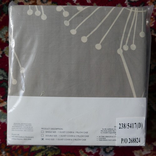 Argos king size duvet - duvet, cover