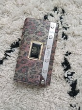 Lydc London, Pink Grey Black​ Leopard Print Purse