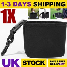 Golf Ball Cleaner Portable Golf Club Wash Bag Golf Club Washer w/Clip  Black `