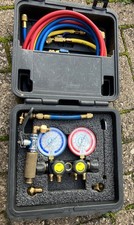 JAVAC EL75372 4-VALVE MULTI GAS MANIFOLD HOSES & CARRY CASE - Refrigeration