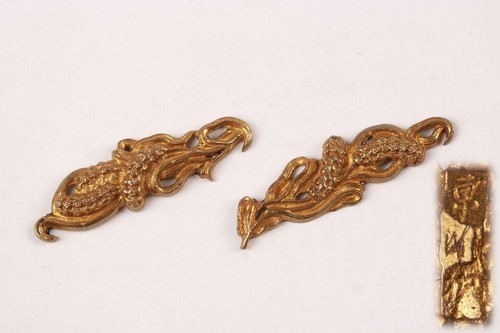 Edo japan antique copper ear - edo,