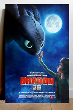 How to Train Your Dragon | Hiccup Haddock Gloss 24x36 inch Poster | Film Fan Gif