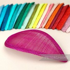 Teardrop sinamay fascinator - teardrop,
