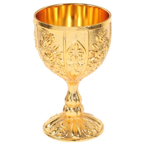 Brass wine goblet chalice - brass,
