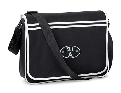 Retro messenger bag - retro,