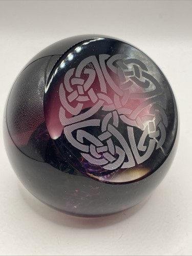 Caithness glass paperweight - glass,