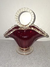1950s Salviati Ruby Glass