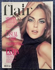 Flair Magazine, Huge glossy Italian fashion magazine, November 2007, Y2K styles 