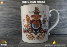 Royal Collection Bone China Mug – Queen Elizabeth II Golden Jubilee 2002