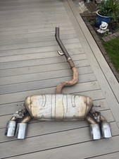 VW Golf R MK7 OEM Quad Exhaust With Anti Drone Resonator