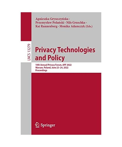 Privacy technologies and - privacy,