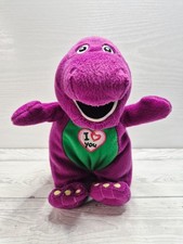7" Barney The Purple Dinosaur Plush Toy Teddy - 2007 Lyons -