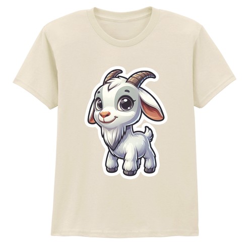 Cute cartoon baby goat - cute,
