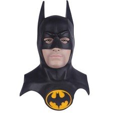 1989 Version The Batman Masks Full Head Bruce Wayne Cosplay Superhero Mask Props
