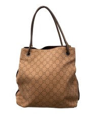 GUCCI tote bag GG canvas camel