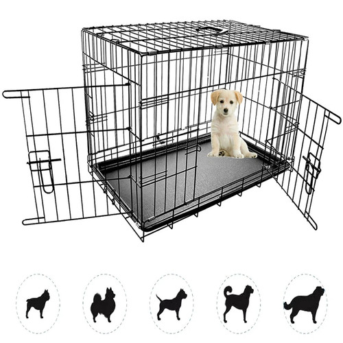 Folding metal dog - dog, cage