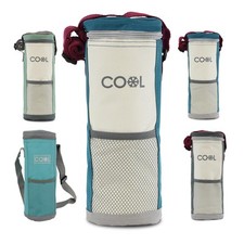 1.5L Insulated Cool Bag With Strap for Bottles Drinks Wine Picnic Carrier Cooler