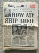 Daily Mail Newspaper 6th May