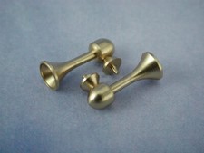 Caldercraft  2 x Brass Horns for Model Ship - Choice of Sizes
