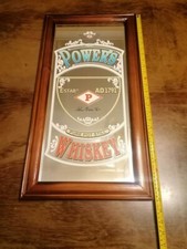 Irish Whiskey Powers Pub Mirror Excellent Condition An Unique Whiskey Mirror 