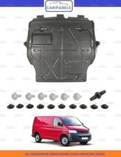 ENGINE COVER UNDERTRAY VW TRANSPORTER T5 CARAVELLE 7E0805687 WITH CLIPS