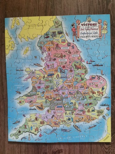 Vintage victory plywood jigsaw - plywood,